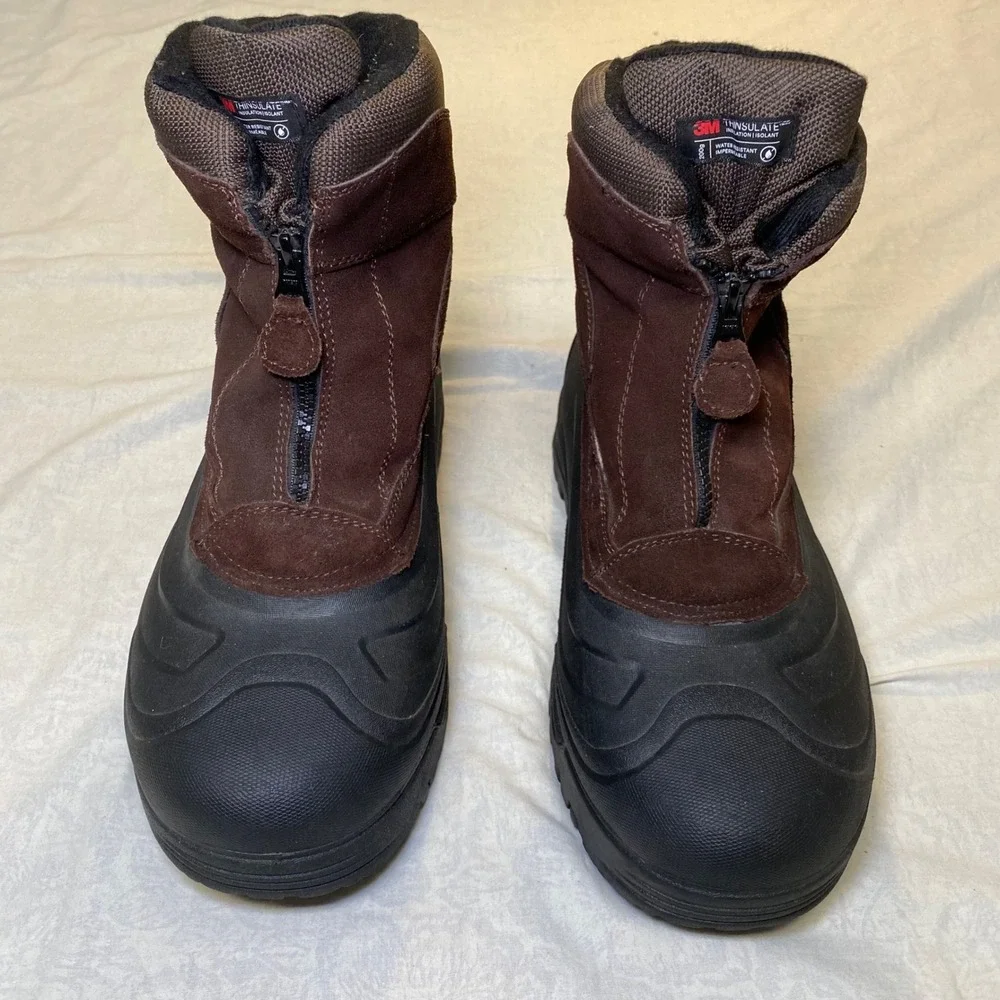 Kamik Tahoe III Winter‎ Snow Boots Men's Size 13 Brown Waterproof Thinsulate